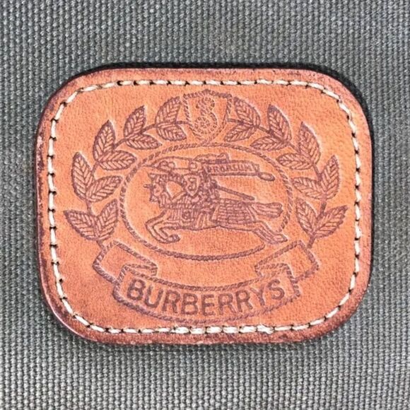 W BURBERRY Vintage Messenger Laptop Bag With Adjustable Crossbody Shoulder Strap - Picture 10 of 11